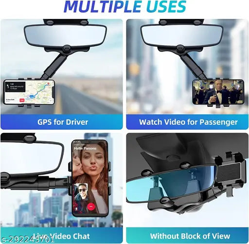 Mirror Phone Holder Mount 360 Degree