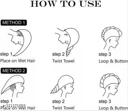 Magic Hair Warp Towel