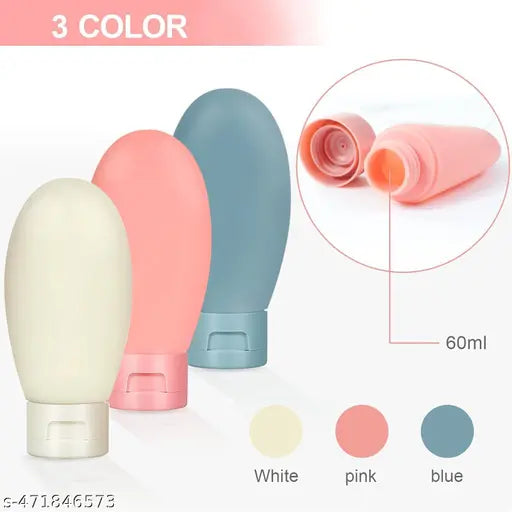 Travel Bottles For Toiletries, Pack Of 3