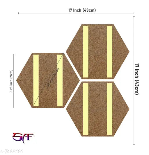 Hexagon Buddha High quality MDF Board