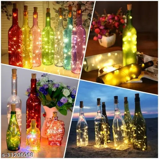 Bottle Cork String Warm Light (Pack of 4)