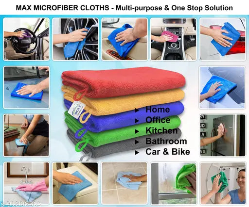 Microfiber Cloth for Car and Bike - 350 GSM