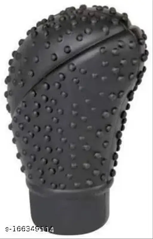 Car Non Slip Soft Silicon Black Color Gear Shift Knob Cover