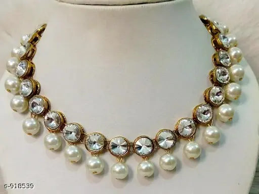 Kundan Beads Necklace Set