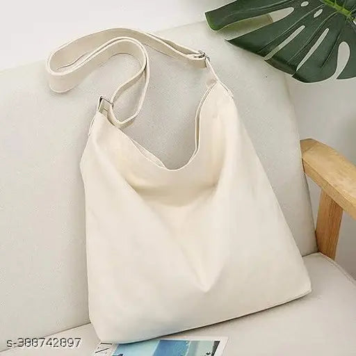 Women's Retro Style Beige Crossbody Tote Bag