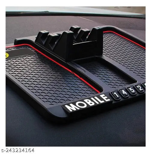 Anti-Slip Car Dashboard Mat & Mobile Phone Holder Mount - Universal