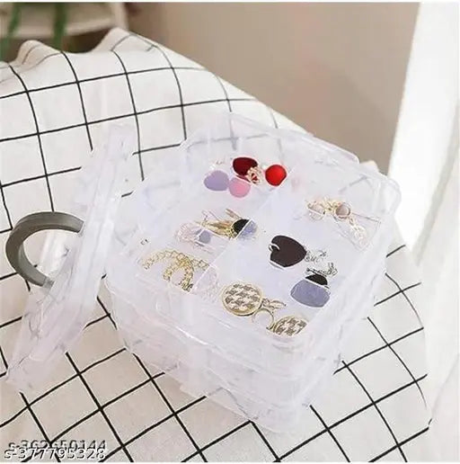 Plastic Transparent Jewelery Storage Box