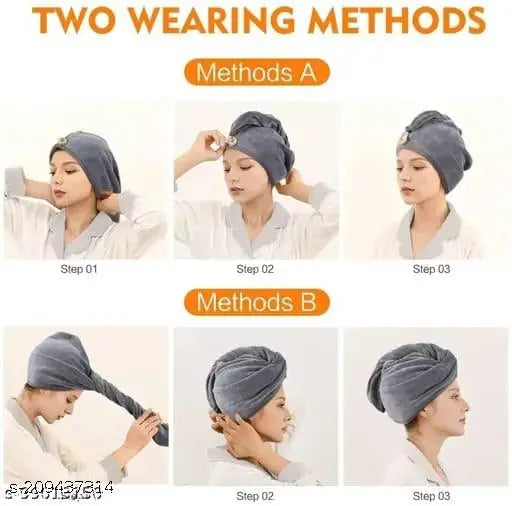 Easy Hair Towel Wrap