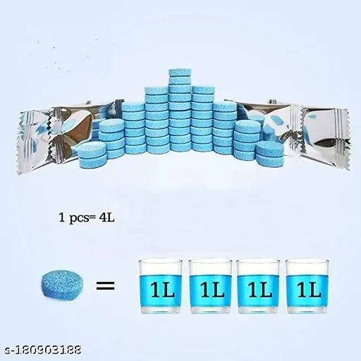 Tablets Washer Tablet Concentrate Vehicle Glass Cleaner