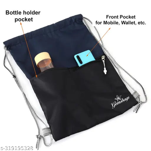 Gems Bags Shoulder Bag (Green, Grey) For Boys & Girls