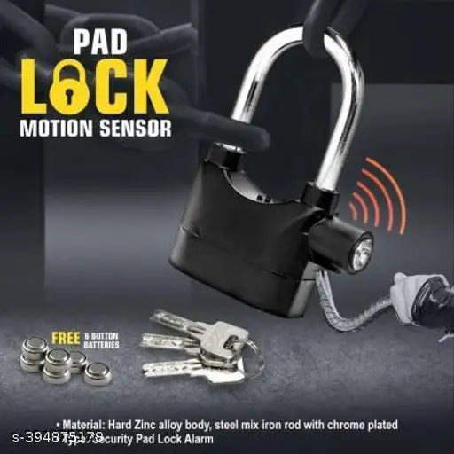 Heavy Duty Security Alarm Lock for Anti Theft Motion Sensor Hard Lock