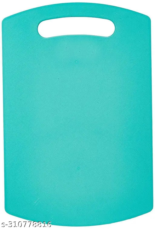 SHIVALIK Vegetable and Fruits Plastic Chopping/ Cutting Board (9 X 13 Inches) (1, Blue)