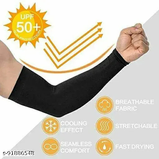 3 Pairs of Full Sleeves Gloves For Men & Women