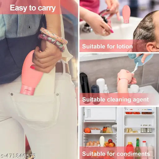 Travel Bottles For Toiletries, Pack Of 3