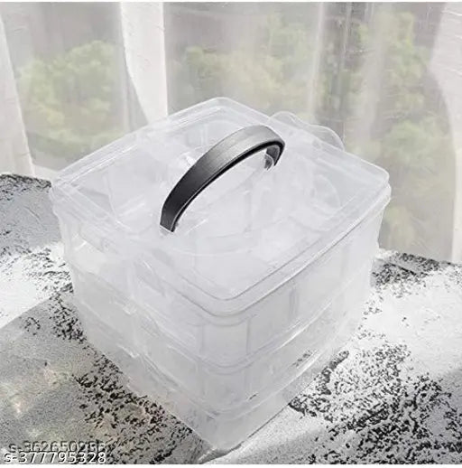 Plastic Transparent Jewelery Storage Box