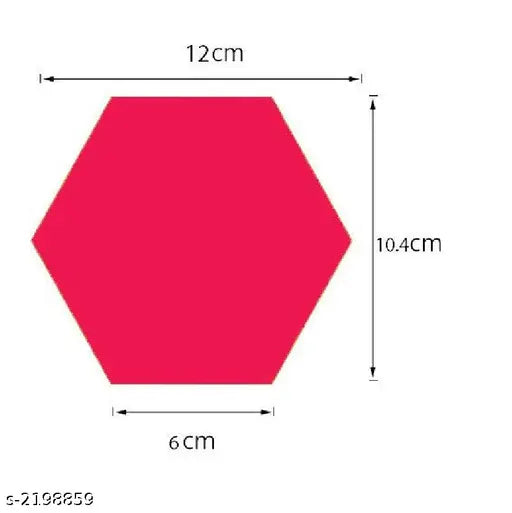 3D Hexagon Mirror Wall Stickers