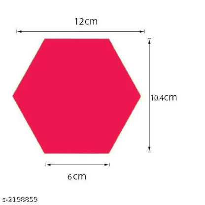 3D Hexagon Mirror Wall Stickers