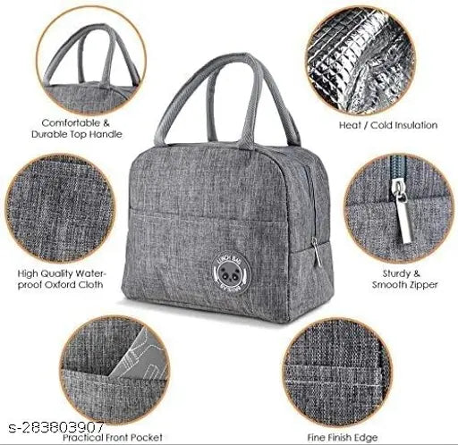 Portable and Reusable Insulated Lunch Bags