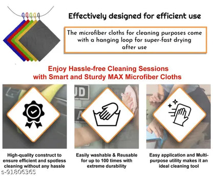 Microfiber Cloth for Car and Bike - 350 GSM