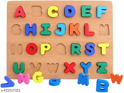 Wooden ABC Alphabet Puzzle Toys 18+