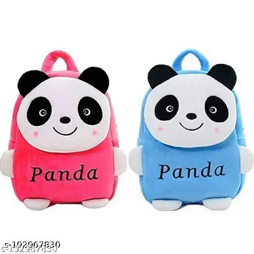 Kids Bags And Backpacks Blue Panda And Pink Panda Combo