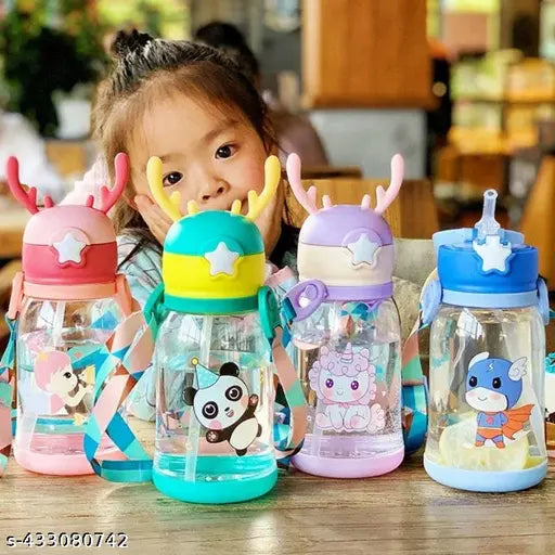 Kids Portable Sipper Water Bottle - 600ml - 1 PC