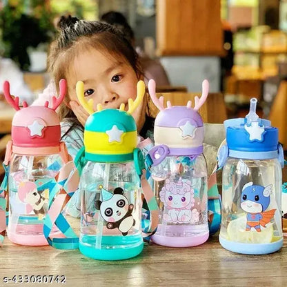 Kids Portable Sipper Water Bottle - 600ml - 1 PC