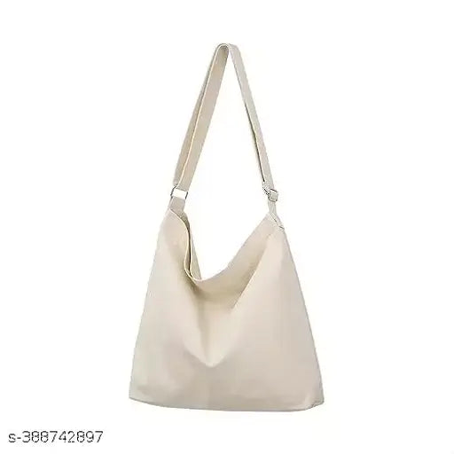 Women's Retro Style Beige Crossbody Tote Bag