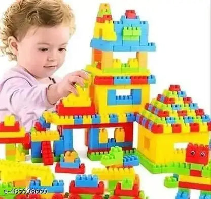 60pc building block toys 52 pcs blocks and 8 pcs tyre