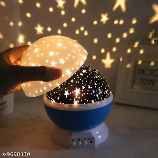 Rotating 360 Degree Moon Night Light Lamp