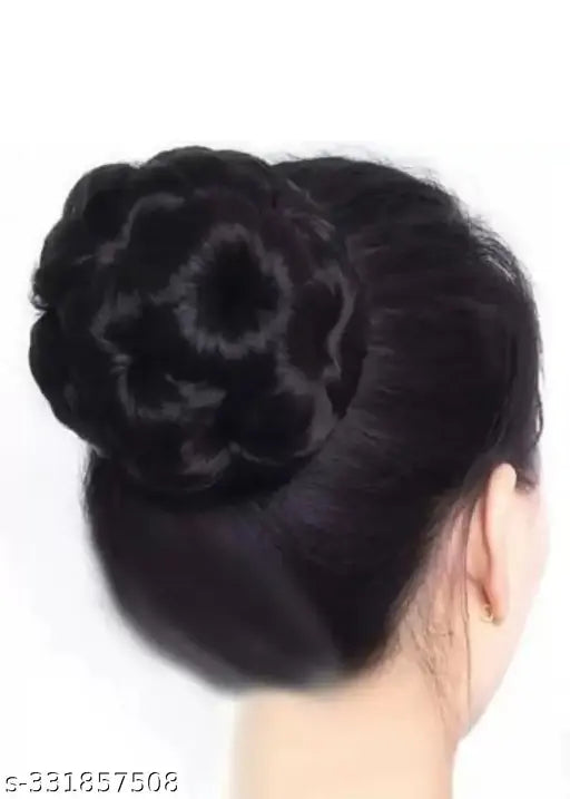 Bun panja black plain