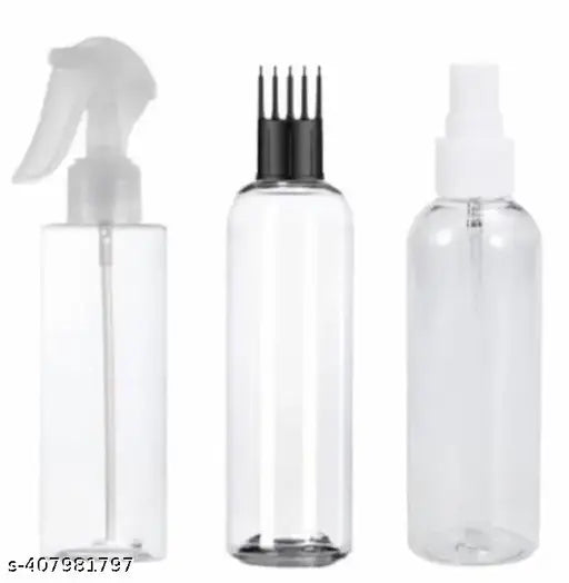 Plastic bottles for hair application