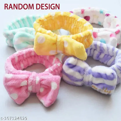 Facial Makeup Face Wash Velvet Strip Headband