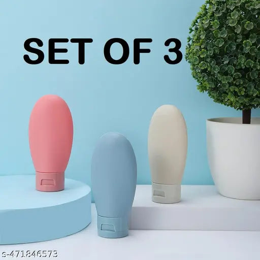 Travel Bottles For Toiletries, Pack Of 3