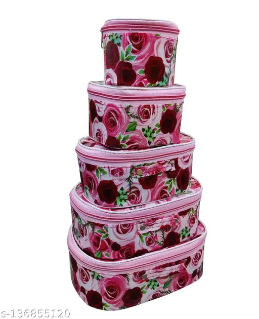 Fashionable Rose Printed High quality Makeup Kit box