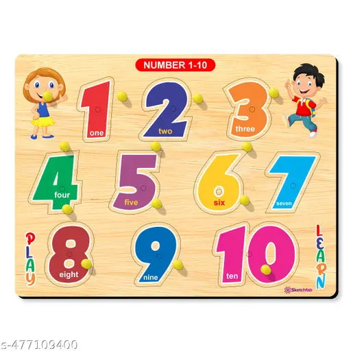 Wooden Math Learning Kit Puzzle Toys for 2 Years