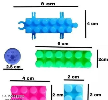 60pc building block toys 52 pcs blocks and 8 pcs tyre
