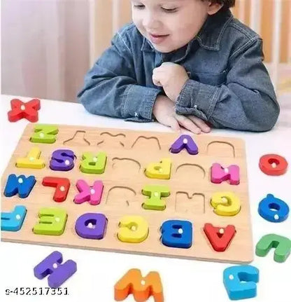 Wooden ABC Alphabet Puzzle Toys 18+