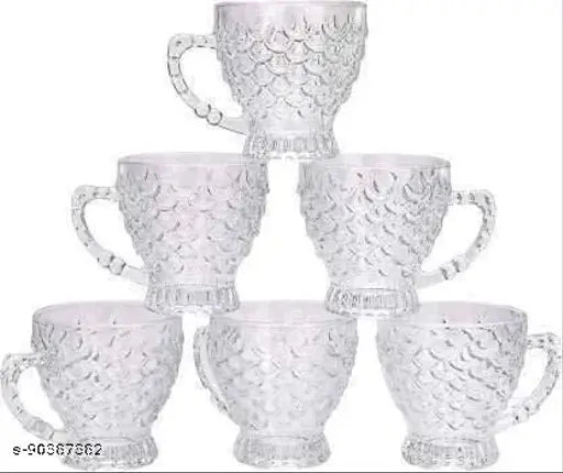 Stylish Glass Tea Cup Set