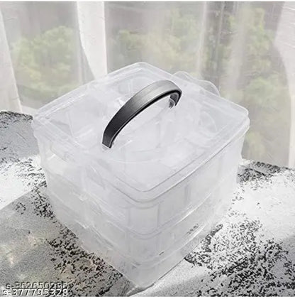 Plastic Transparent Jewelery Storage Box