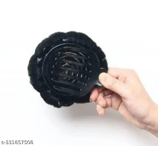 Bun panja black plain